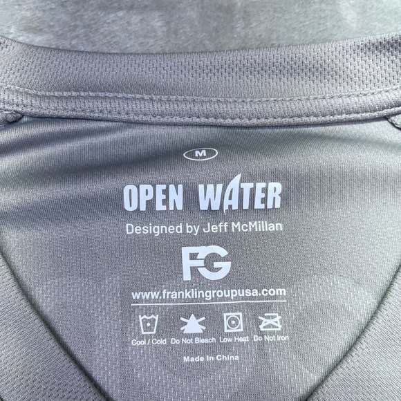 NHL San Jose Open Water Shark Wakeboard Surf Hockey Jersey Jeff McMillan‎ Gray M - Picture 4 of 7